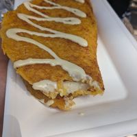 "Queso" Cachapa at Pacha Roots in Miami