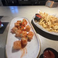 $11 for the tofu seen here. That’s insane  at Saucony Creek Brewing in Kutztown