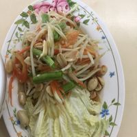 Somtam at Sutunthip Vegetarian Food in Bangkok