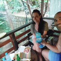  at Rey & Josh Cafe in La Digue