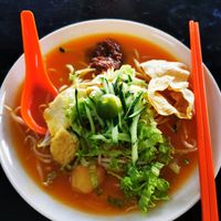 Mee Rebus at Beauty Mama Vegetarian in Perak