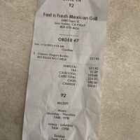   at Fast N Fresh Mexican Grill in Simi Valley