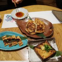 Some of the delicious sides  at Koushi 紅絲 in Nara