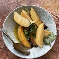 Lemon potatoes side   at Yamas Greek & Drink in West End