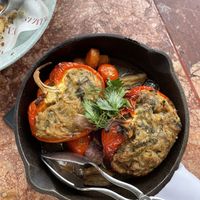 Capsicum Yemista  at Yamas Greek & Drink in West End