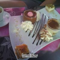 Gourmand dessert at Guenat's in Martigues