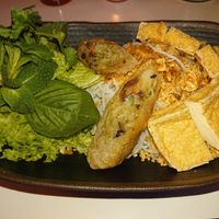 Bun Tron with spring rolls and tofu at Bep Bu - Vietnamese Street Food in Munich