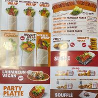 Menu  at Cigköftem in Koblenz