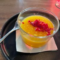 sorbete de mandarina y cava at Roce in Cambrils