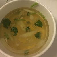 because bus soup with order  at Thien Dang Vegetarian in Garden Grove