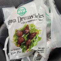 Frozen drumsticks at Thien Dang Vegetarian in Garden Grove