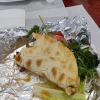 Yummy bánh mì kept dâu hû...vegan tofu steak pita! at Thien Dang Vegetarian in Garden Grove