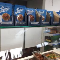 Many types of vegan meats for your pantry or freezer. at Thien Dang Vegetarian in Garden Grove