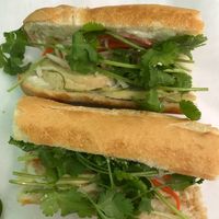 Bang Mi “meat” loaf at Thien Dang Vegetarian in Garden Grove