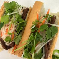Vegan Banh Mi “beef” at Thien Dang Vegetarian in Garden Grove