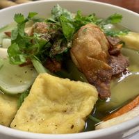 Vegan Wonton Yellow Noodle at Thien Dang Vegetarian in Garden Grove