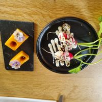 Amuse at Restaurant Tante Blanche in Brummen