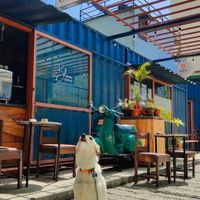 Dog friendly! at Bloom Coffee in Lalitpur