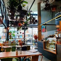 Inside at Mr. Bens Cafe in Dusseldorf