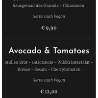 Speisekarte   at Koffie Kliek in Oldenburg