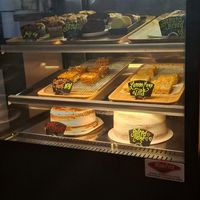 Vegan dessert at Organic Bodega Cafe in Oranjestad