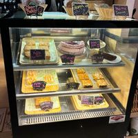 Dessert Case at Organic Bodega Cafe in Oranjestad