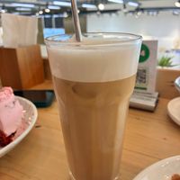 Cappuchino at Organic Bodega Cafe in Oranjestad