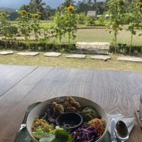 Views  at Nadi Farm Cafe in Tabanan