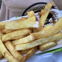 Vegane Pommes Spezial   at Het Plein Fast Food in Zandvoort