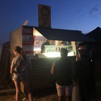 Truck at night  at Lick in Bakewell