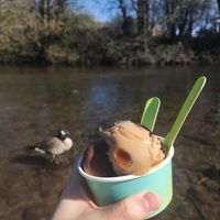 Salted caramel ice-cream at Lick in Bakewell