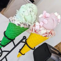 Colourful ice creams! at Lick in Bakewell