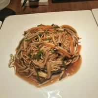 Crispy noodles. at WUJIE 大蔬无界 - Xujiahui Park in Shanghai