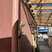 Pretty decor   at Roots Cafe in Perranporth