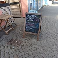  at Roots Cafe in Perranporth