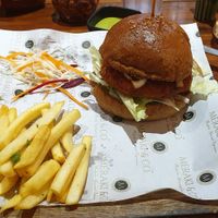 Veganized Burger at Meraki and Company in Raipur