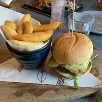 Vegan burger   at The Botanist in Cardiff