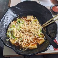 Vegan ramen with tofu at La Mian in Eupen