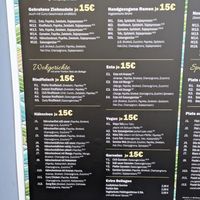 Menu (German) at La Mian in Eupen