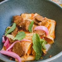 Les pâtes au seitan at Souquo - Cantine engagée in Bordeaux