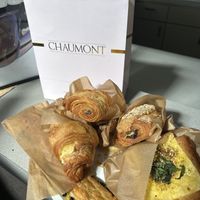 I took some home with a pretty bag😄  at Chaumont Bakery & Cafe in Santa Monica
