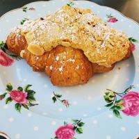 Almond croissant (get two!) at Chaumont Bakery & Cafe in Santa Monica