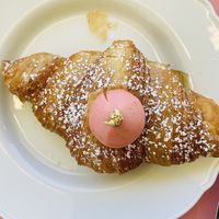 Strawberry croissant   at Chaumont Bakery & Cafe in Santa Monica