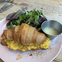 Egg and cheese croissantt  at Chaumont Bakery & Cafe in Santa Monica