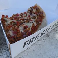 Vegan cheese pizzaa  at Nature's Way - Pier Park in Tortola