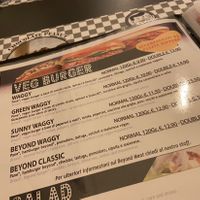 Menu Veg  at Walle's Burger in Turin
