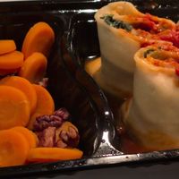 Roasted squash lasagna rolls at The Fiery Chef in Ocala
