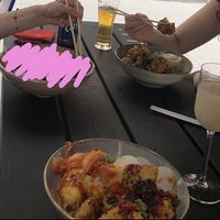 korean fried cauliflower  at K-Bar in Warsaw