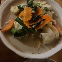 Green curry   at Tree House Cafe in Koh Tao