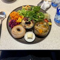 Bagel lunch  at Buddha in Osaka